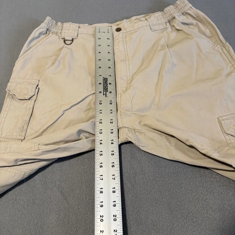 5.11 Tactical Cargo Pants Mens 36x30 Khaki Tan Cotton Canvas Utility‎ 74251